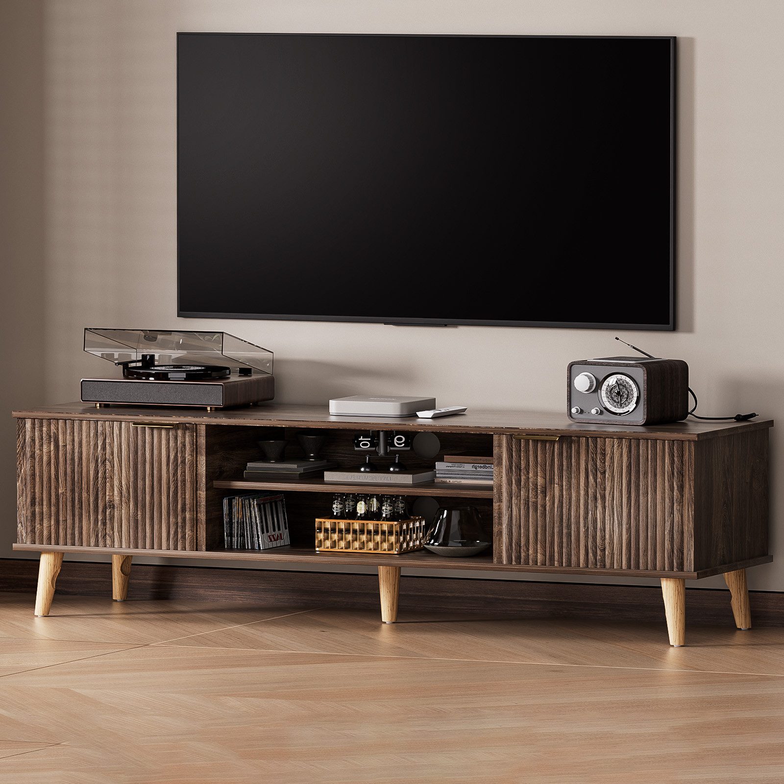 Yorbay Lowboard TV Schrank stehend, für günstig online kaufen