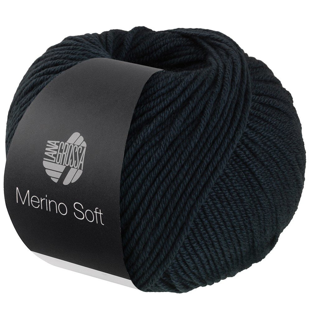 LANA GROSSA MERINO SOFT Wolle Häkelwolle, 125 m (Weiches Mischgarn aus Merinowolle und Mikrofaser), 50 g