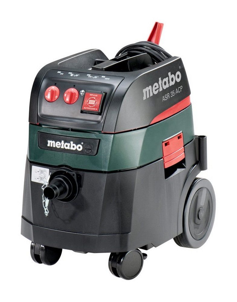 metabo Industriesauger ASR 35 H ACP, Mit elektromagnetischer Abrüttlung und Druckdifferenzmessung