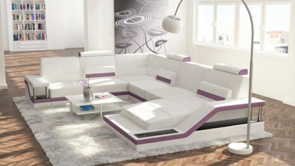 U-Form in Europe Wohnlandschaft, Polster Designer Ecksofa Made JVmoebel Sofa Couch Ecksofa