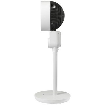 Sygonix Standventilator Standventilator, 50 W, inkl. FB, Höhenverstellbar, mit Fernbedienung, Oszillierend, LED-Display, Timer