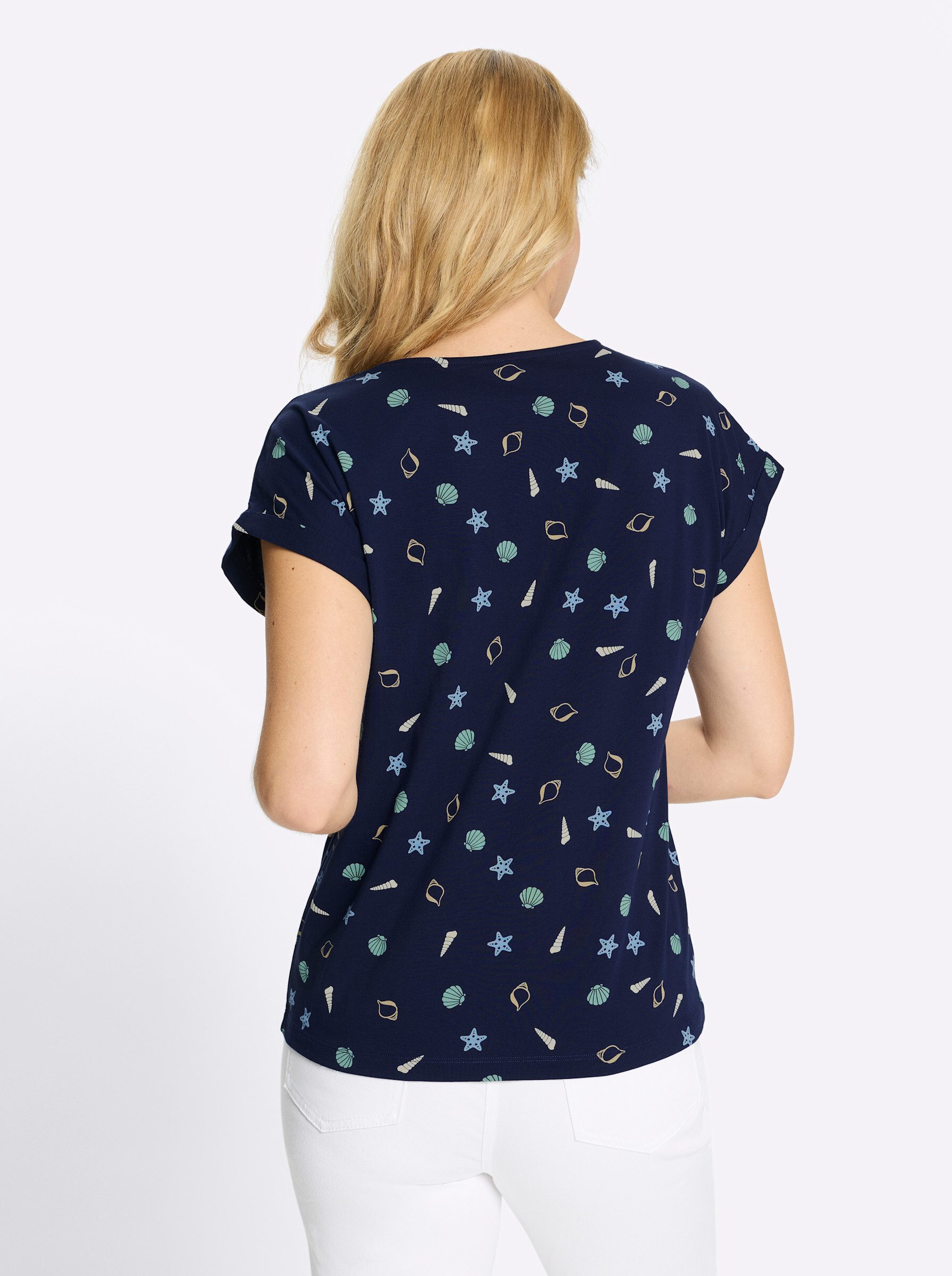 Sieh an! T-Shirt Rundhalsshirt . günstig online kaufen