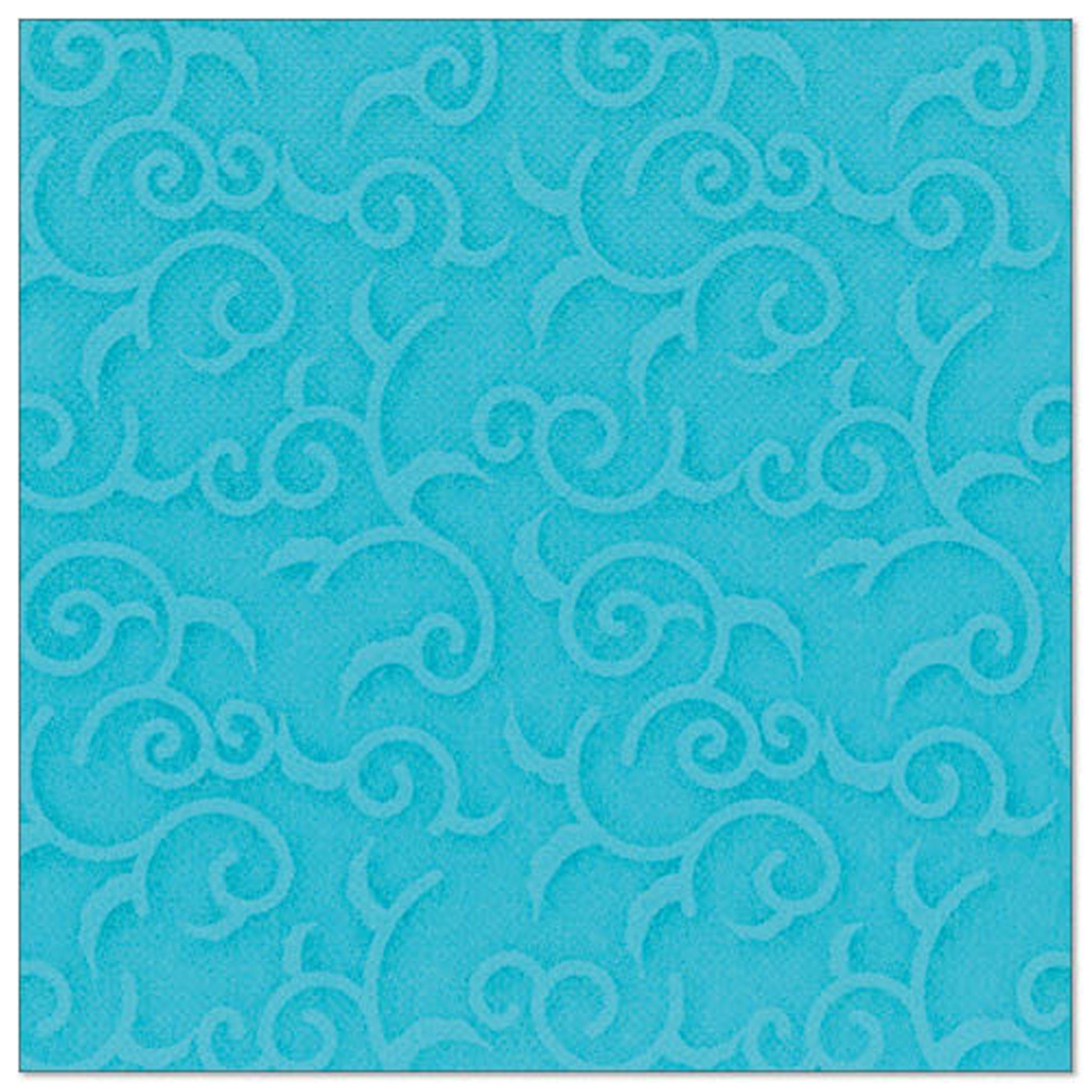 PAPSTAR Papierserviette, Servietten stoffähnlich 40x40cm Royal Collection 250 Stück Türkis