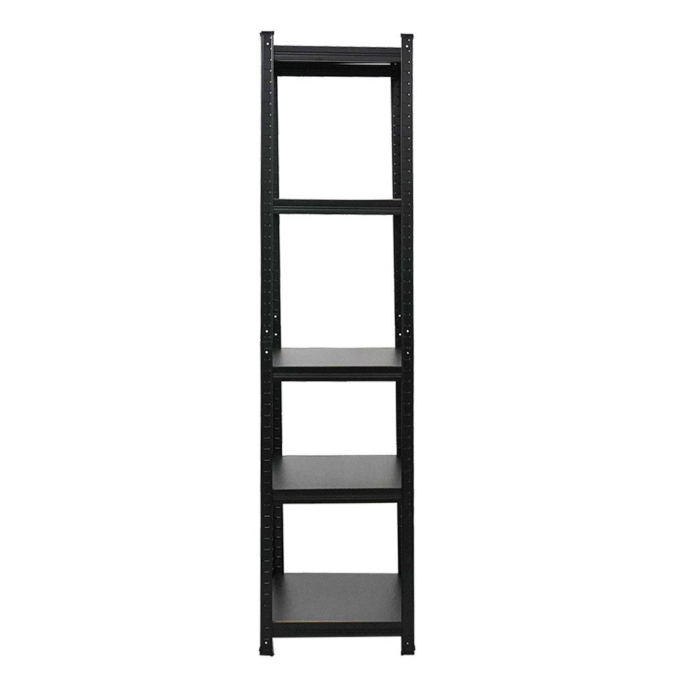 PROREGAL® Schwerlastregal Wohnregal Designregal Series RAGNAR Fachlast 100kg, Kellerregal Steckregal Garagenregal Wohnregal Schwarzes Gestell – Bild 5 von 5