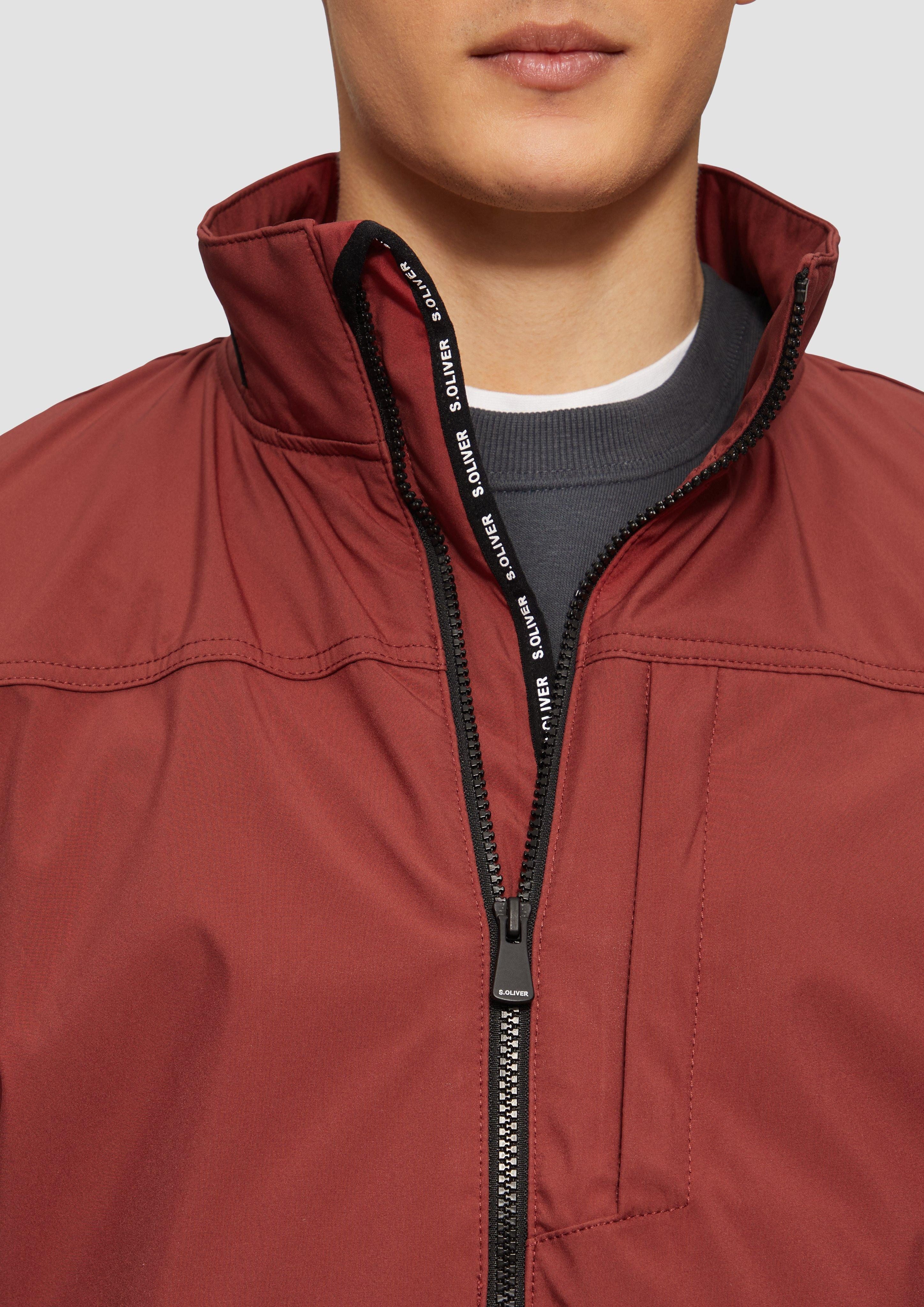 s.Oliver Allwetterjacke Sportive Softshelljacke mit Logo-Tape günstig online kaufen
