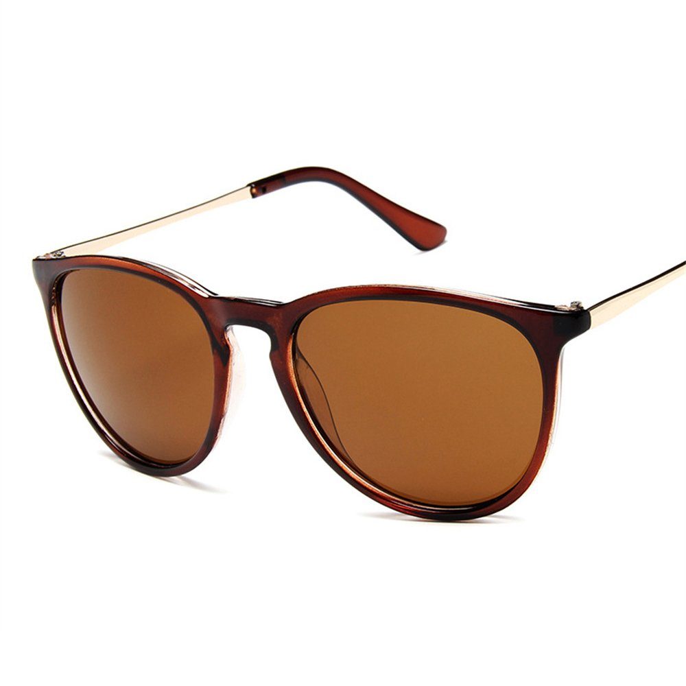 GLAMO Sonnenbrille Retrosonnenbrille,Polarisierte Mode UV-Schutz Sonnenbrille
