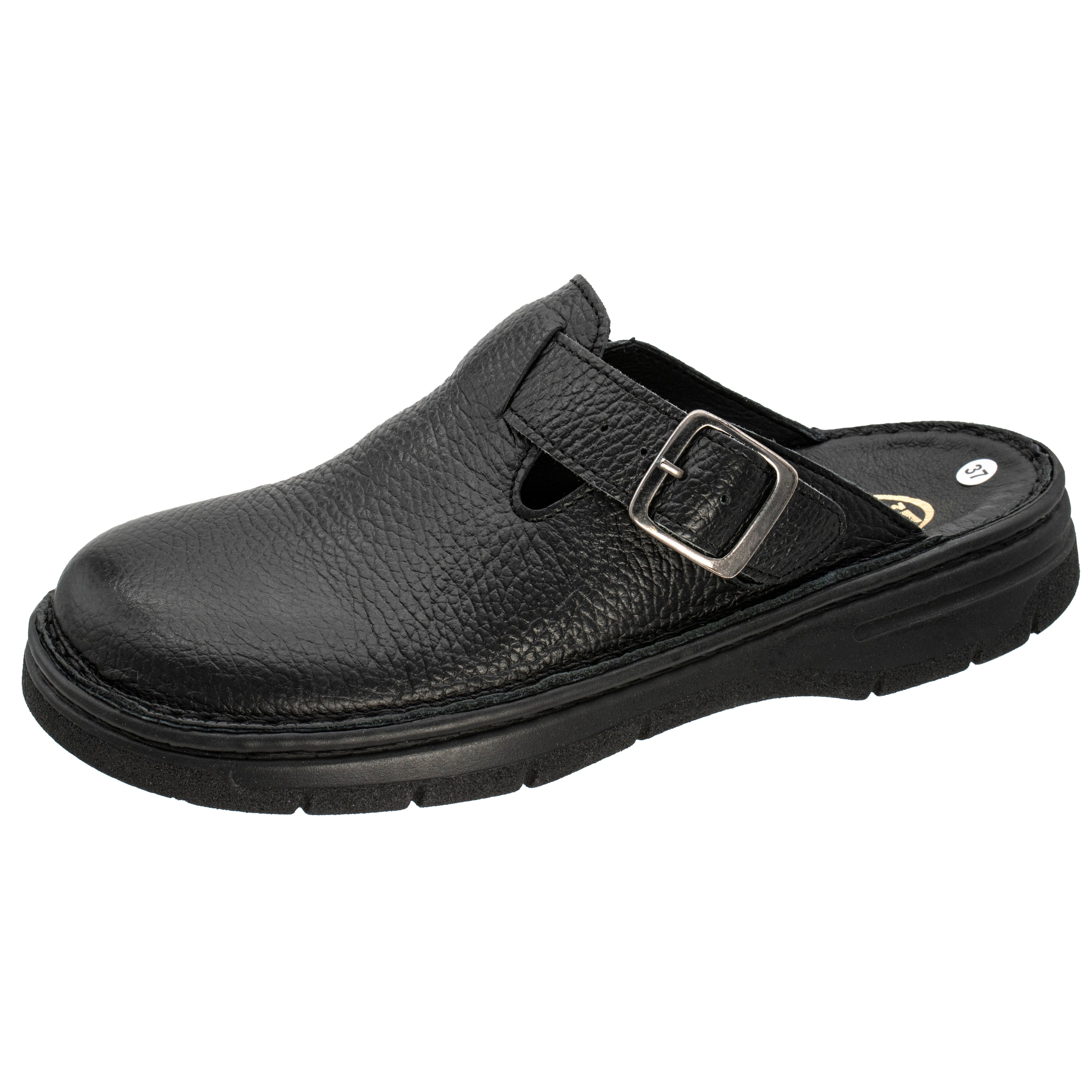 Fischer-Markenschuh Sina Pantolette aus Nappaleder, gepolstertes Lederfußbe günstig online kaufen