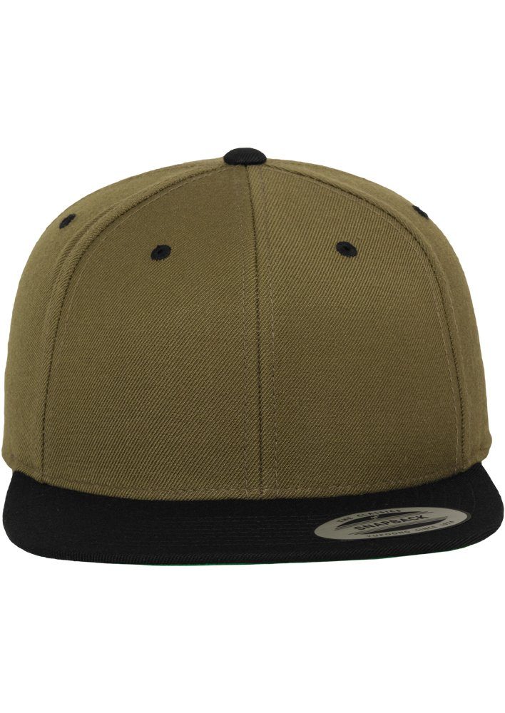 Snapback Classic Flexfit 2-Tone olive/black Snapback Cap Flex