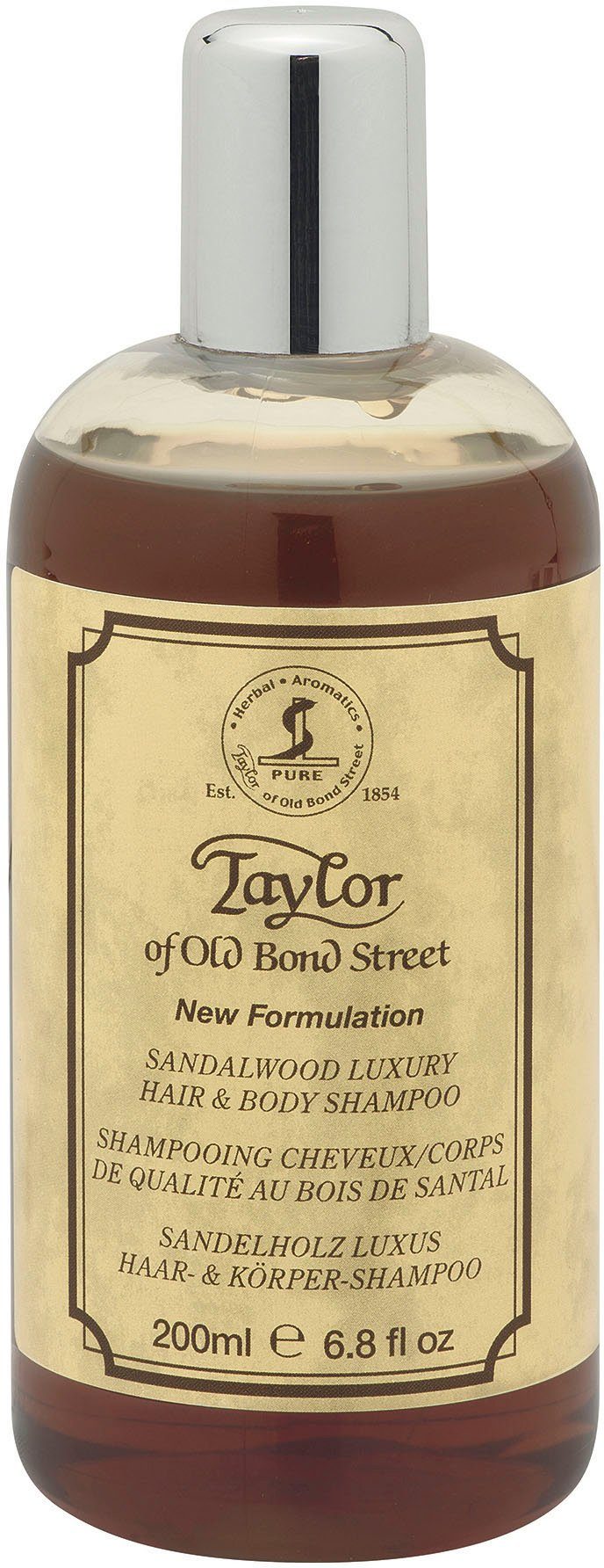 Taylor of Old Bond Street Duschgel Dusch-/Badegel und Shampoo Sandelholz, 200 ml | Duschgele