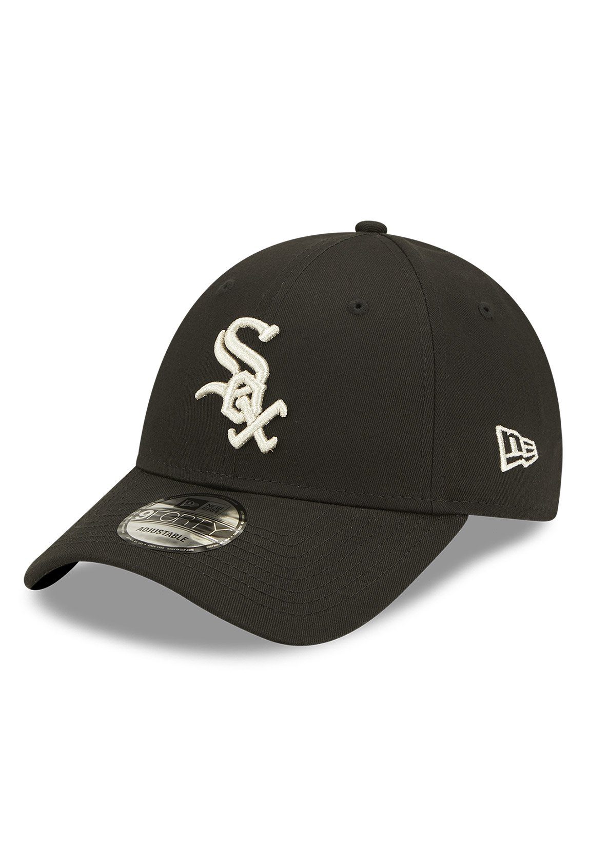 New Era Schwarz Silber SOX Cap 9Forty Baseball CHICAGO Era Metallic New Cap WHITE