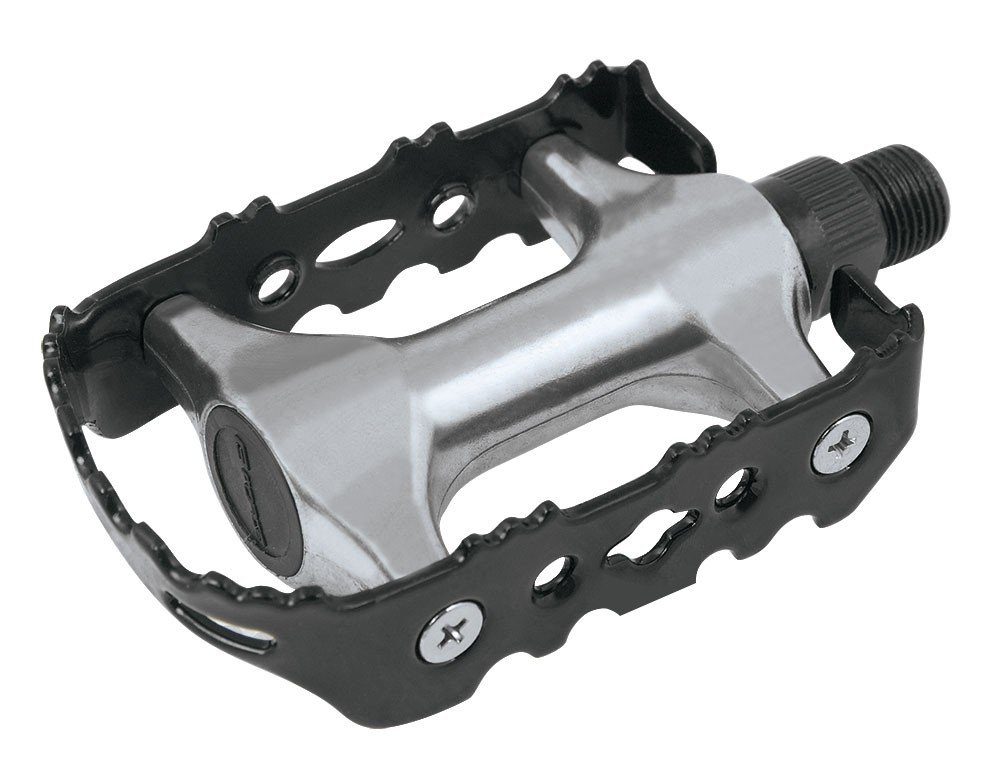 FORCE Fahrradpedale Педали F 910 Al-Fe-Kugellager, schwarz-silber
