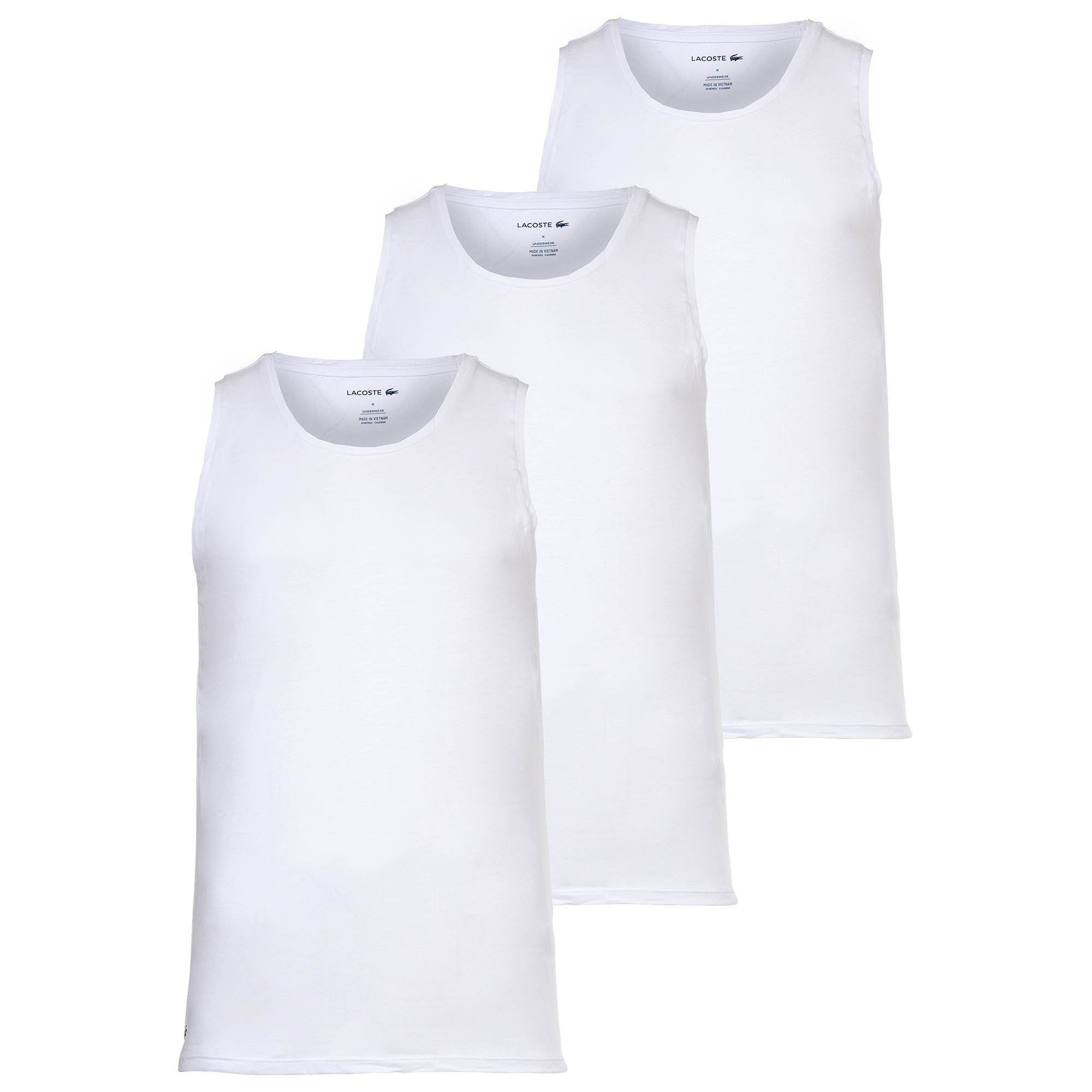 Lacoste Unterhemd Herren Unterhemd 3er Pack günstig online kaufen