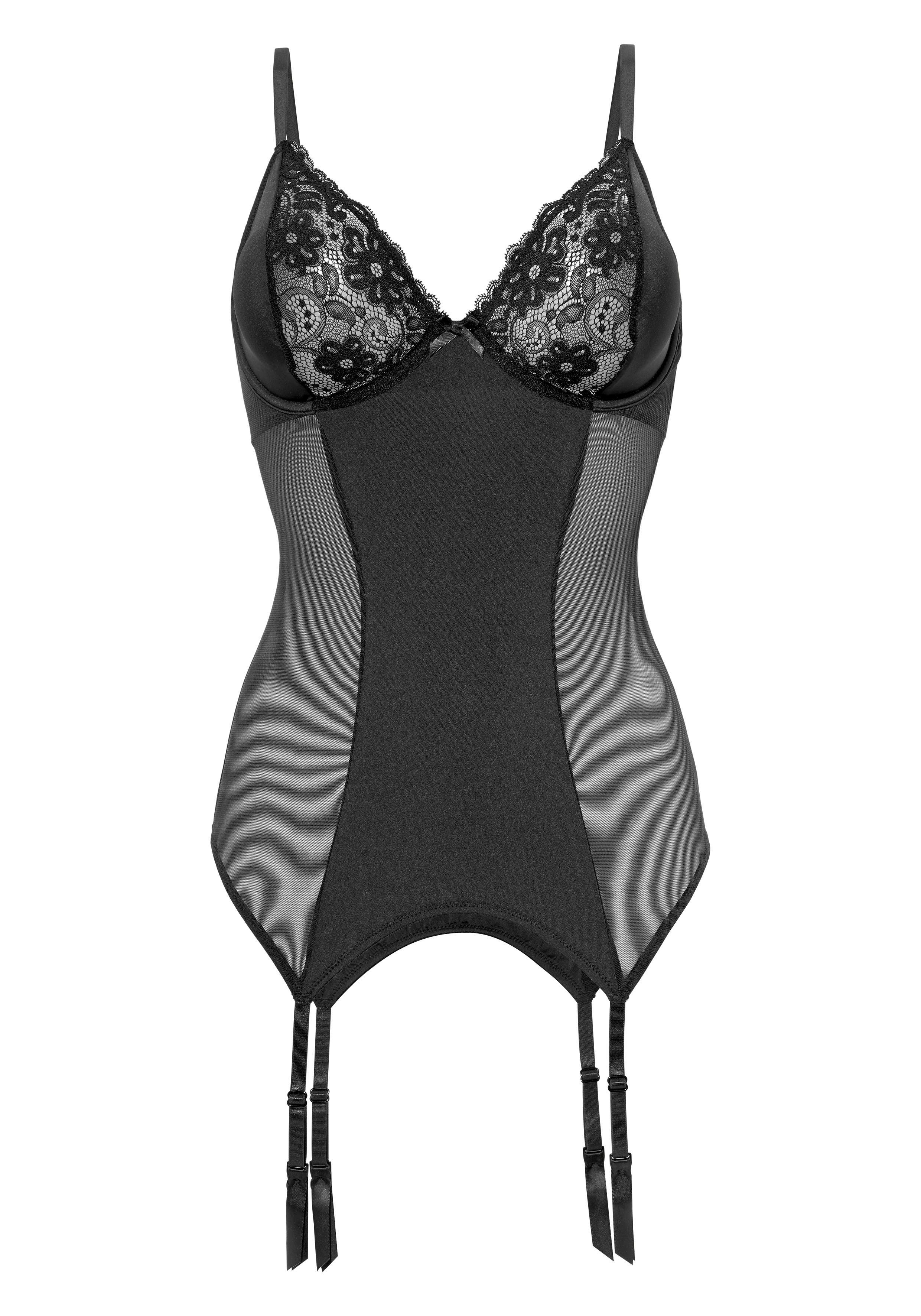 petite fleur gold Set: Corsage (2-tlg., mit String) mit Strapshaltern, sexy günstig online kaufen