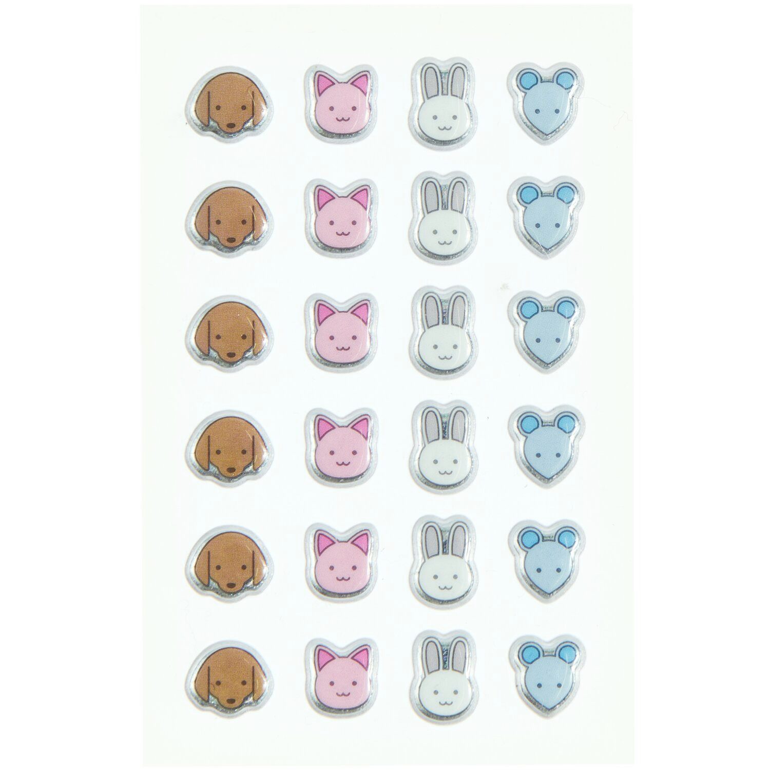 Rico Design Sticker Sticker Mini Puffy Tiere
