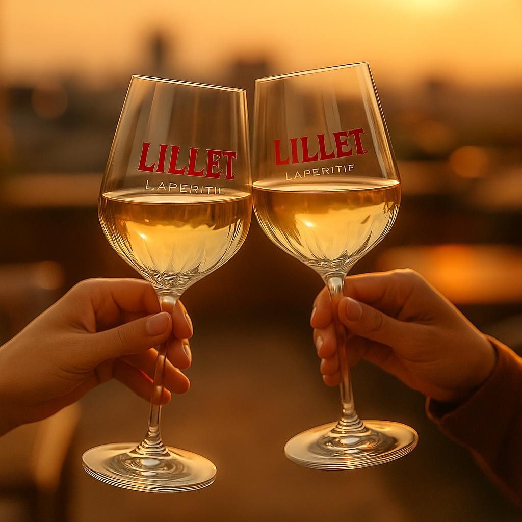 Lillet Gläser-Set Original Lillet L’Apéritif Gläser 6er Set, 15 cl geeicht, 6-tlg.