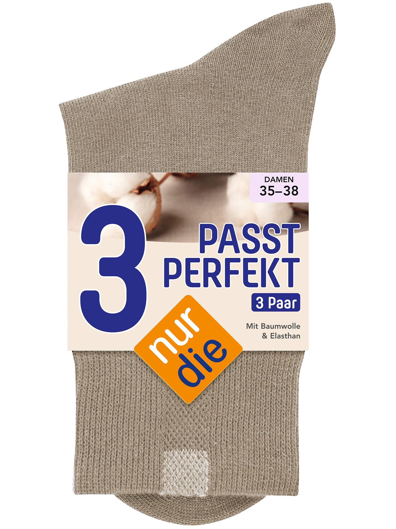 Freizeitsocken 3er-Pack Passt Perfekt