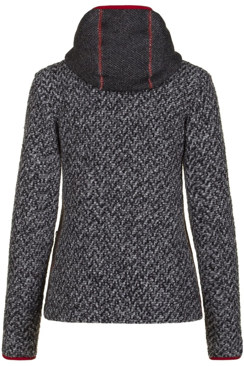 Almgwand Outdoorjacke Outdoorjacke Damen - MAHDSPITZE - anthrazit/hellgrau/rot