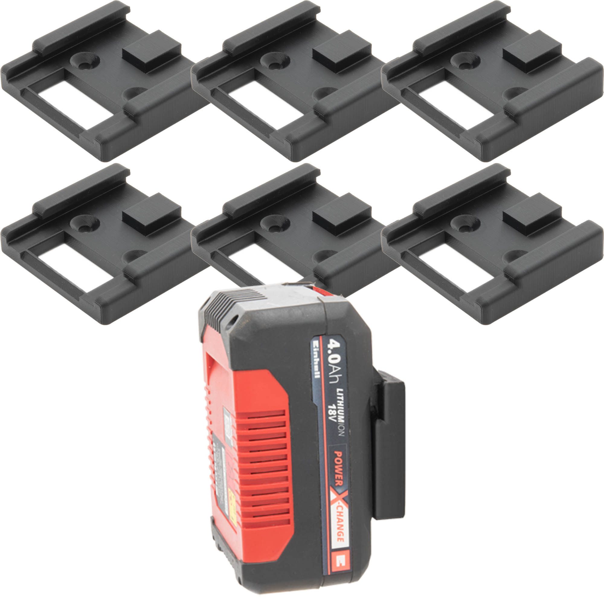 TSB Werk Werkzeughalter Akku Halter für Einhell Power-X-Charge Akkus, 6-tlg günstig online kaufen