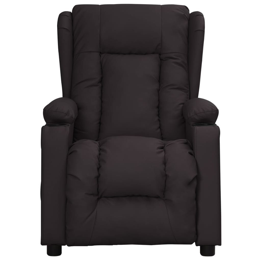 vidaXL Sessel Relaxsessel Schwarz Kunstleder (1-St) günstig online kaufen