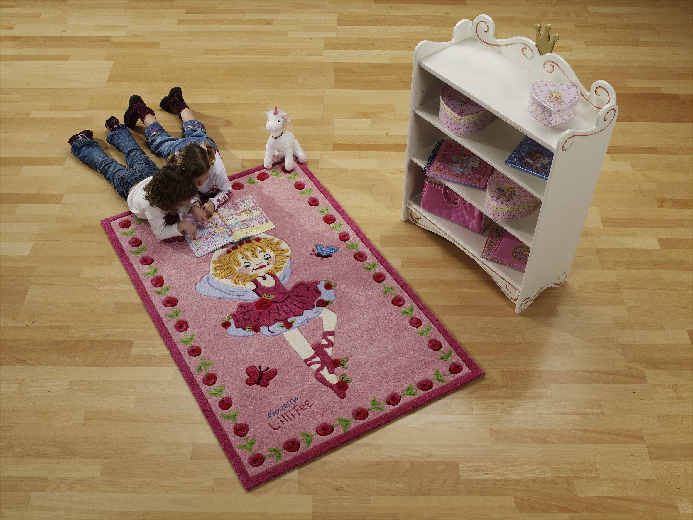 Prinzessin Lillifee Kinderteppich Prinzessin Lillifee 110x170cm günstig online kaufen