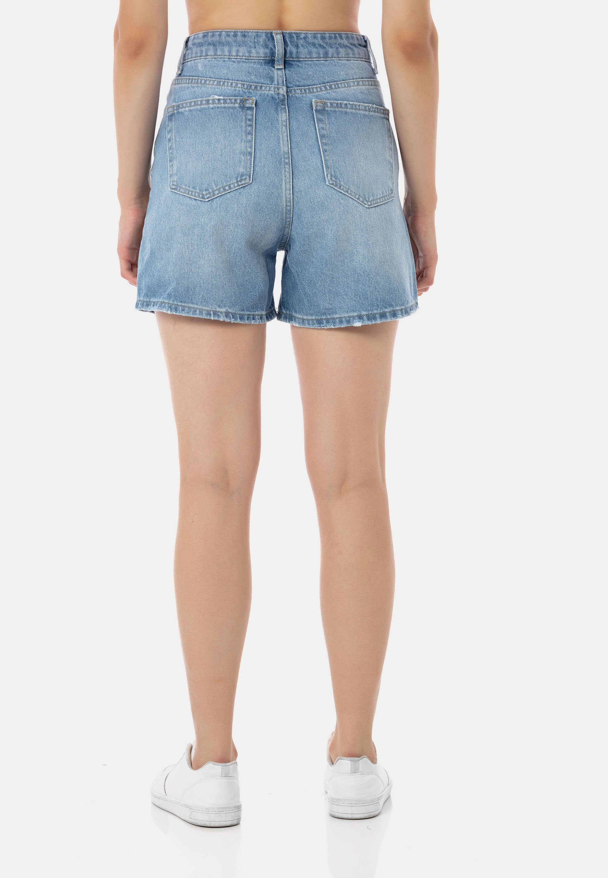 RedBridge Willenhall Shorts mit 5-Pocket-Style klassischem hellblau