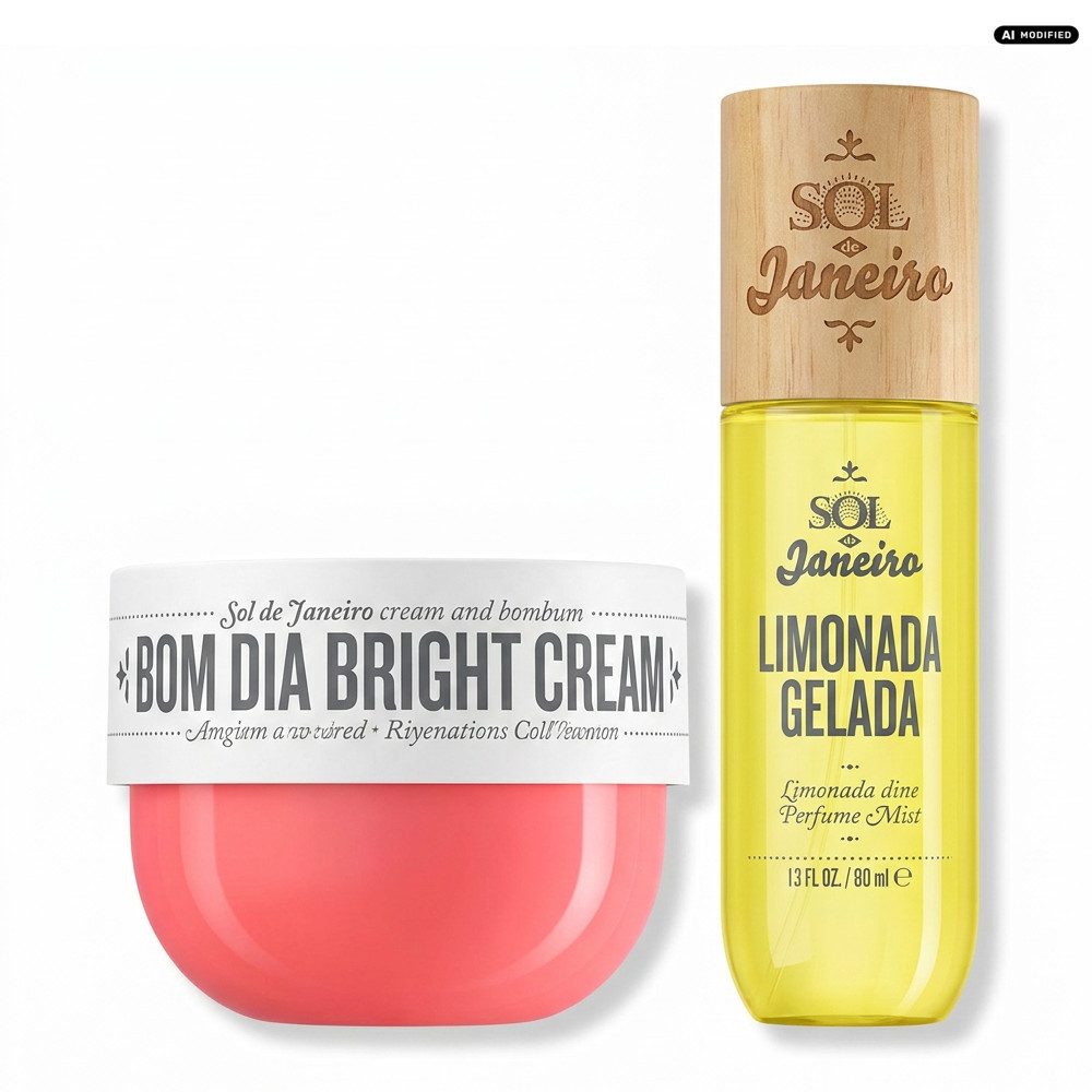 Sol de Janeiro Körpercreme Sol de Janeiro Bom Dia Bright Cream und Limonada Gelada Duo, Pflege und Duft in einem abgestimmten Duo