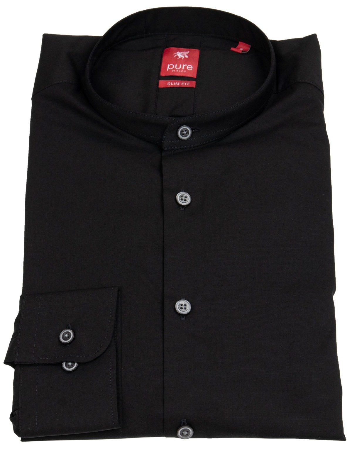 Pure Langarmhemd Slim Fit stark tailliert