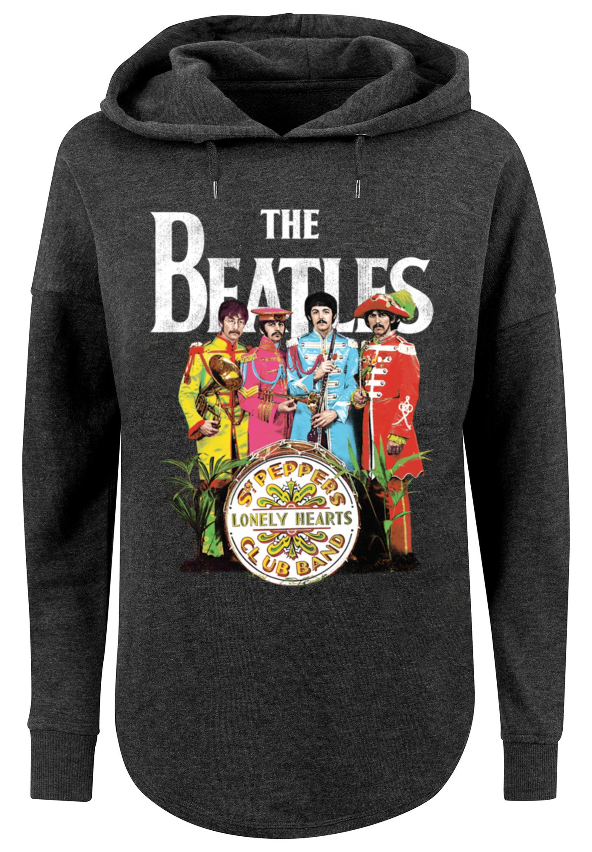 F4NT4STIC Kapuzenpullover The Beatles Band Pepper Black Print Sgt charcoal