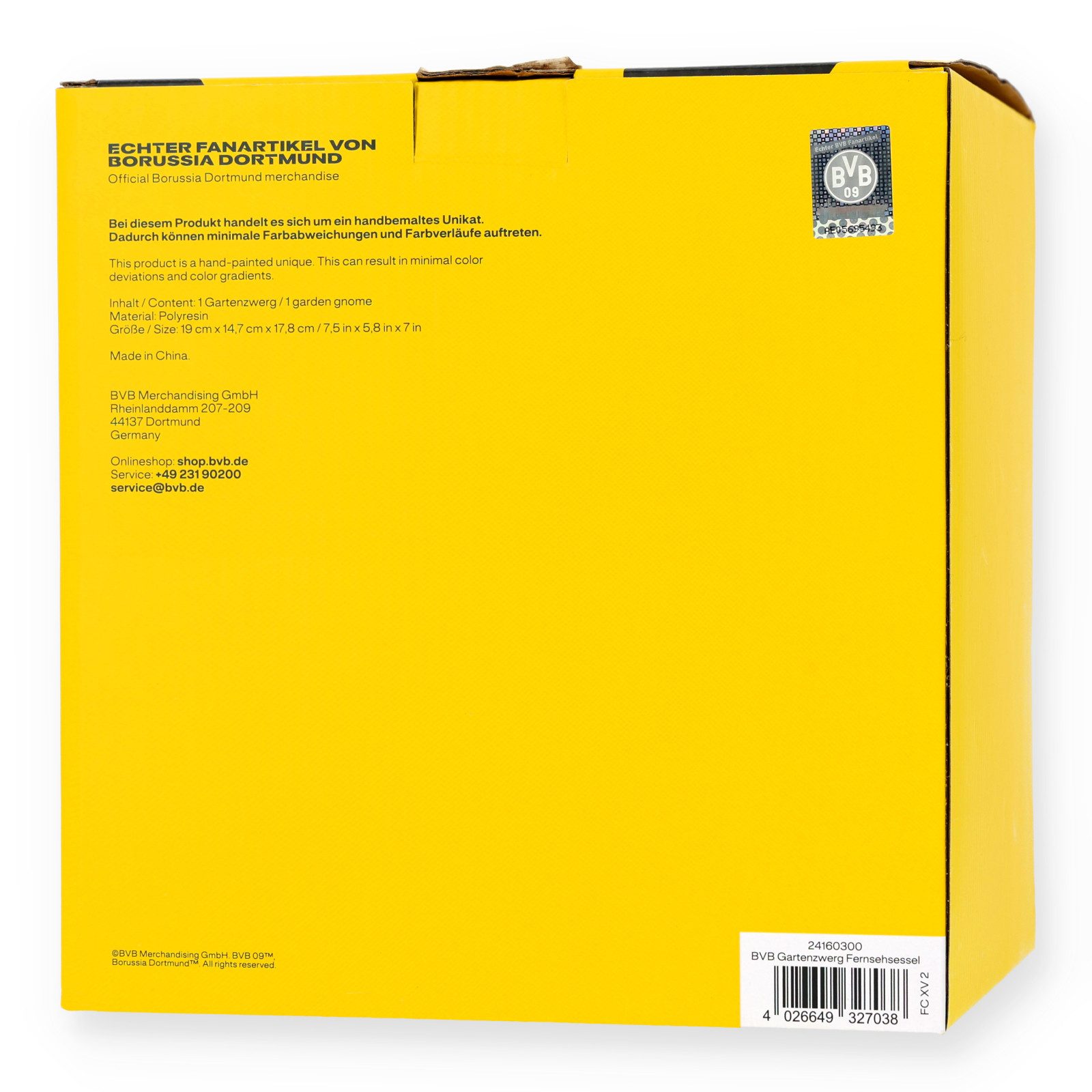 BVB Gartenzwerg BVB Gartenzwerg TV, (Packung, 1 St)