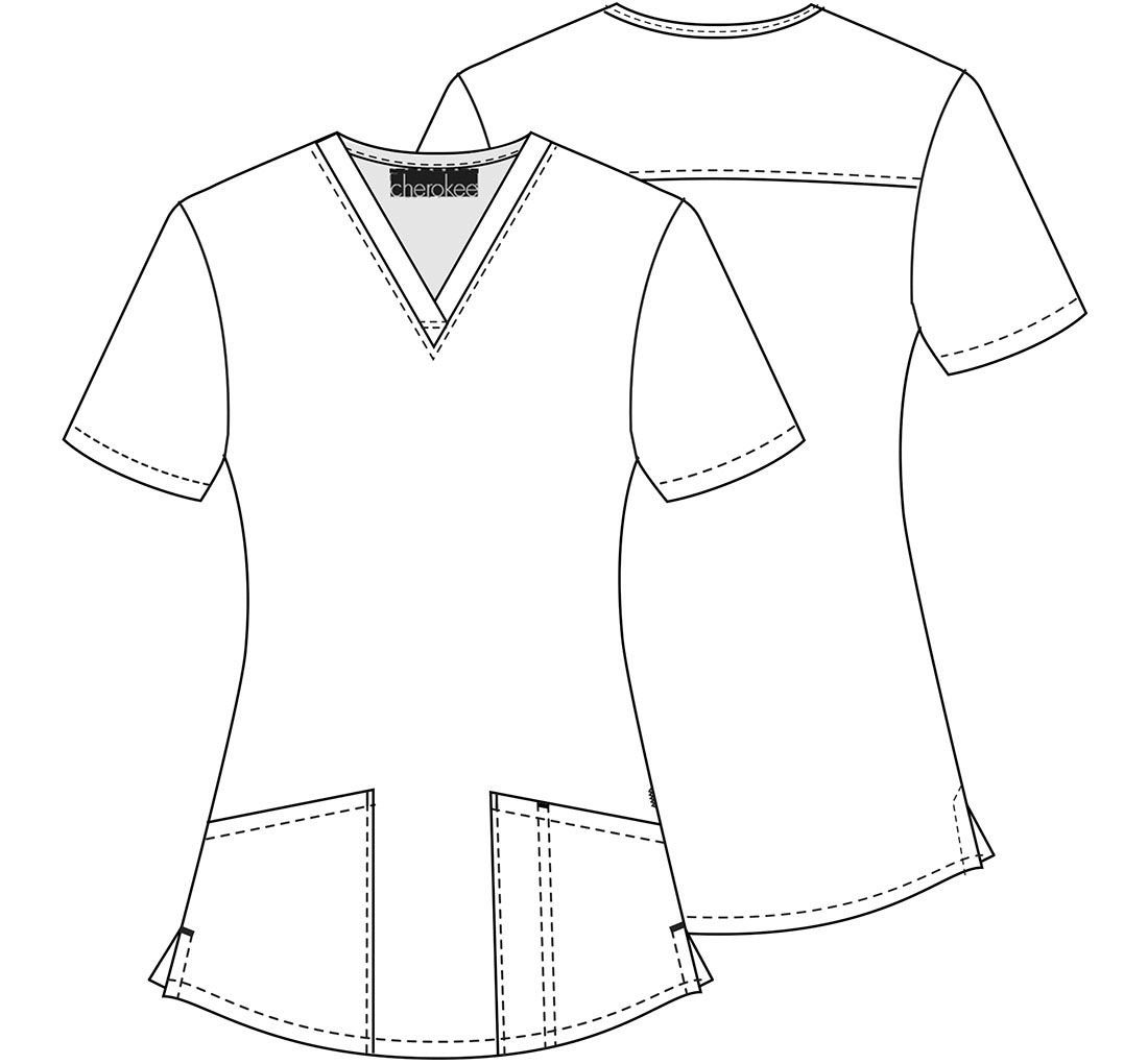 Cherokee Funktionsbluse Bunt bedruckter Damen Kasack mit Motiv Kasack mit Muster