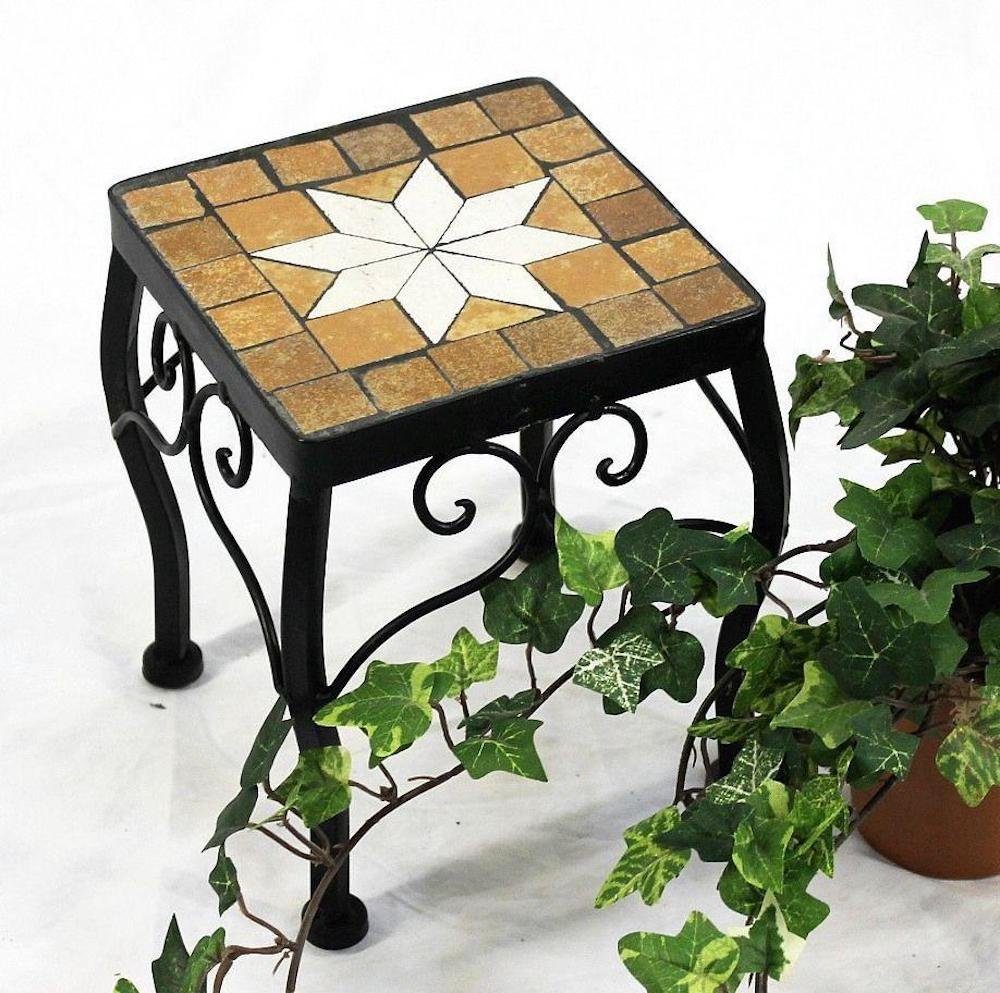 DanDiBo Blumenhocker Mosaik Eckig Blumenständer Beistelltisch günstig online kaufen