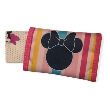 Disney Minnie Mouse Geldbörse Geldbörse / Kinder- Portemonnaie Minnie Maus mit Schriftzug