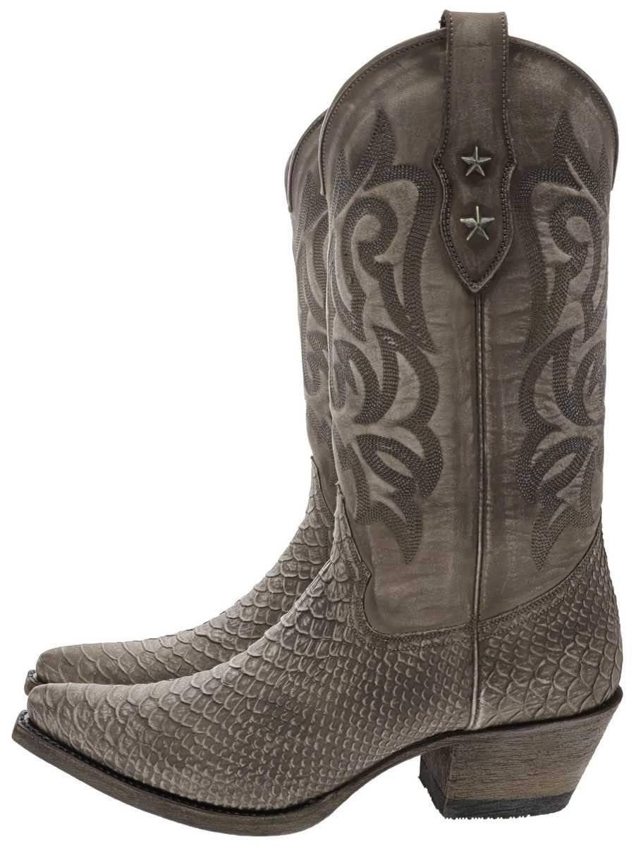 Mayura Boots ALABAMA Braun Cowboystiefel Rahmengenähte Damen Westernstiefel