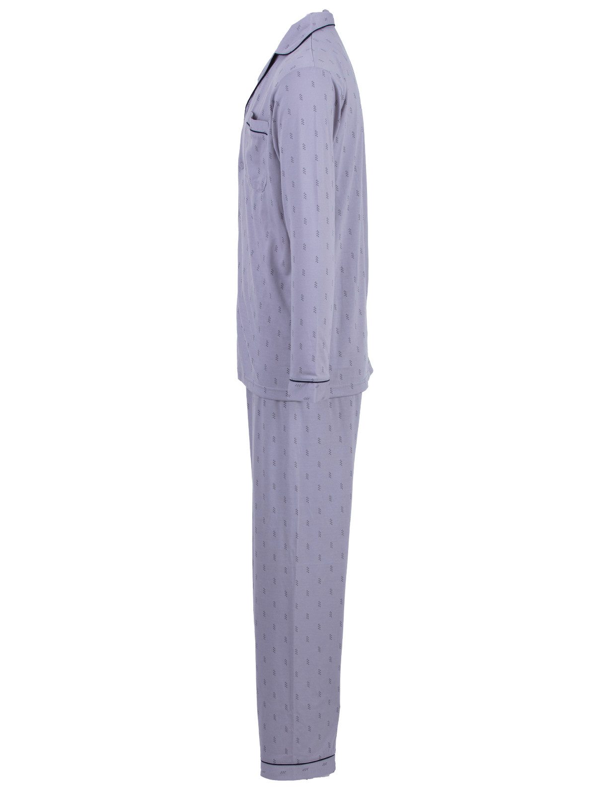 Henry Terre Schlafanzug Pyjama Set Langarm günstig online kaufen