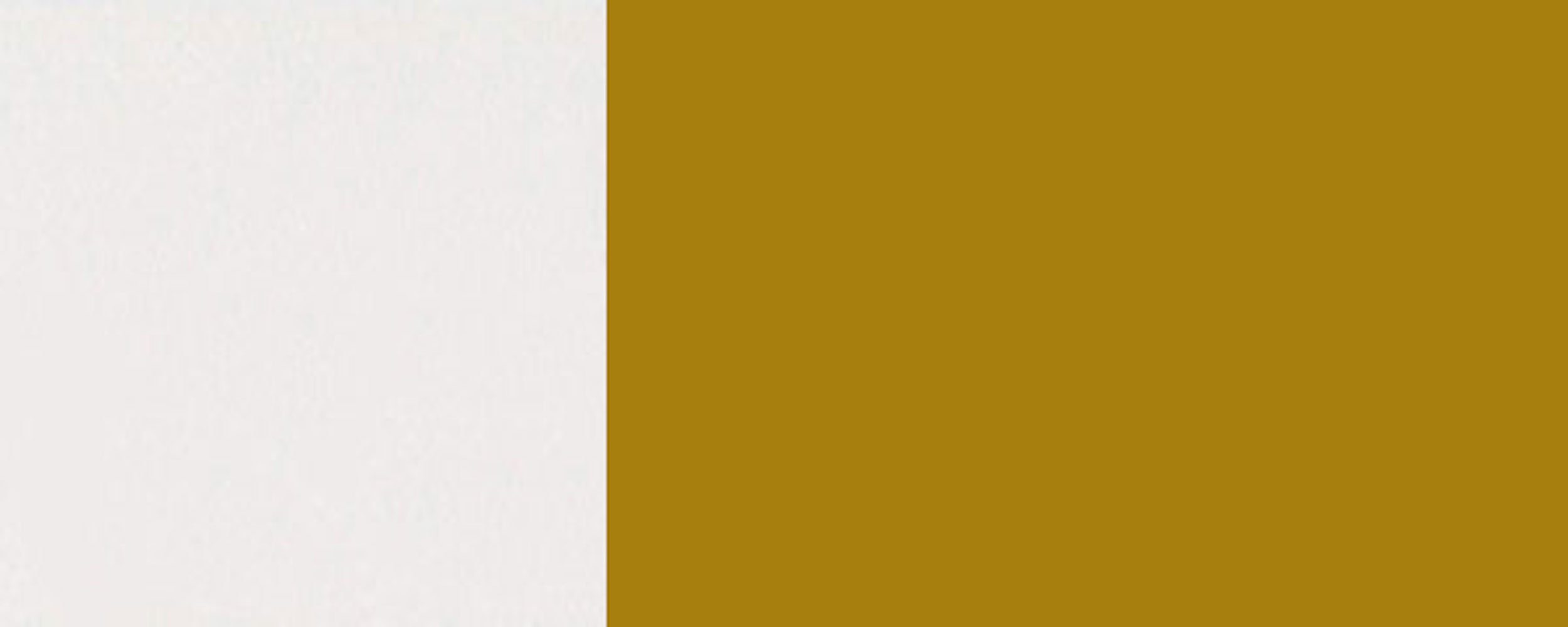 Korpusfarbe Klapphängeschrank 80cm Glas currygelb & Front- mit matt Feldmann-Wohnen 2-teiliger Rimini 1027 wählbar Hochfaltklappe RAL (Rimini)