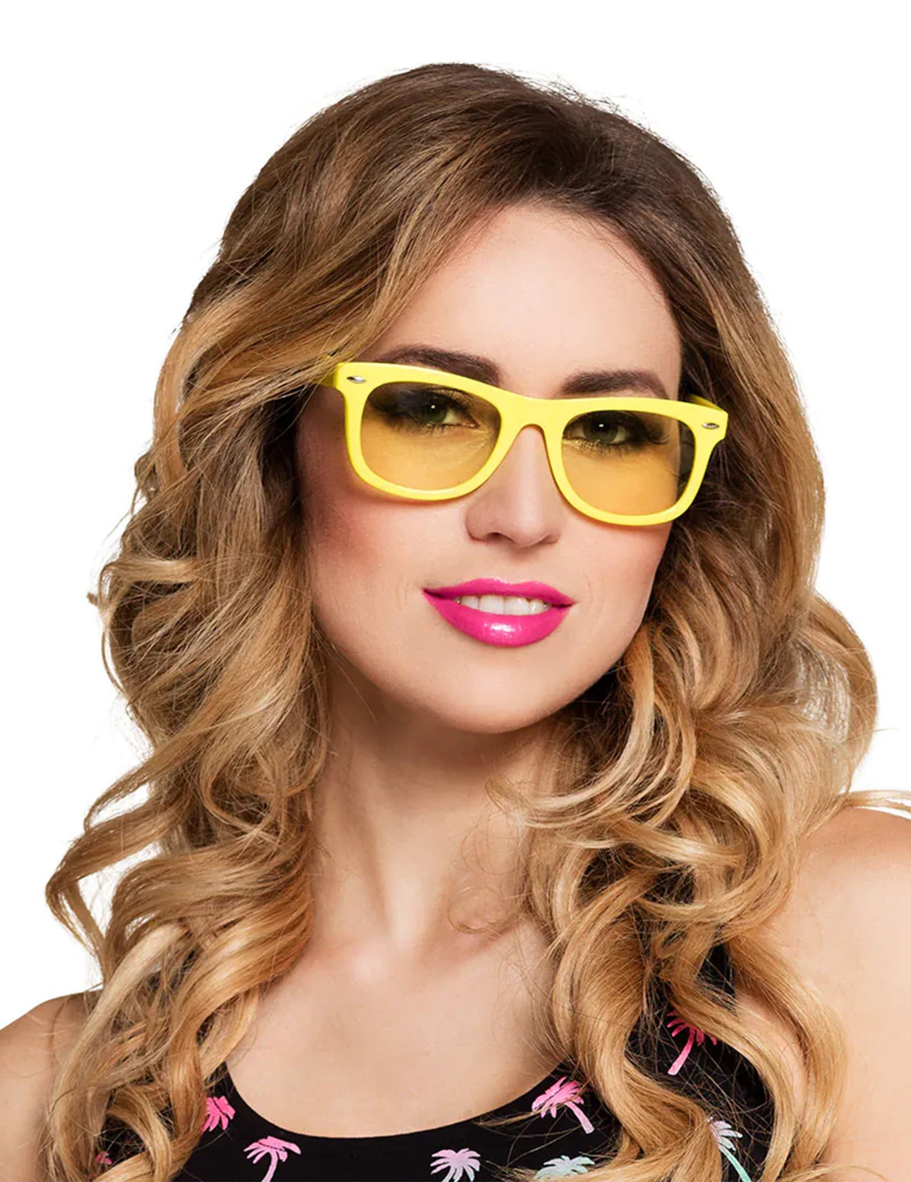 Boland Kostüm Spaß Partybrille für Erwachsene gelb