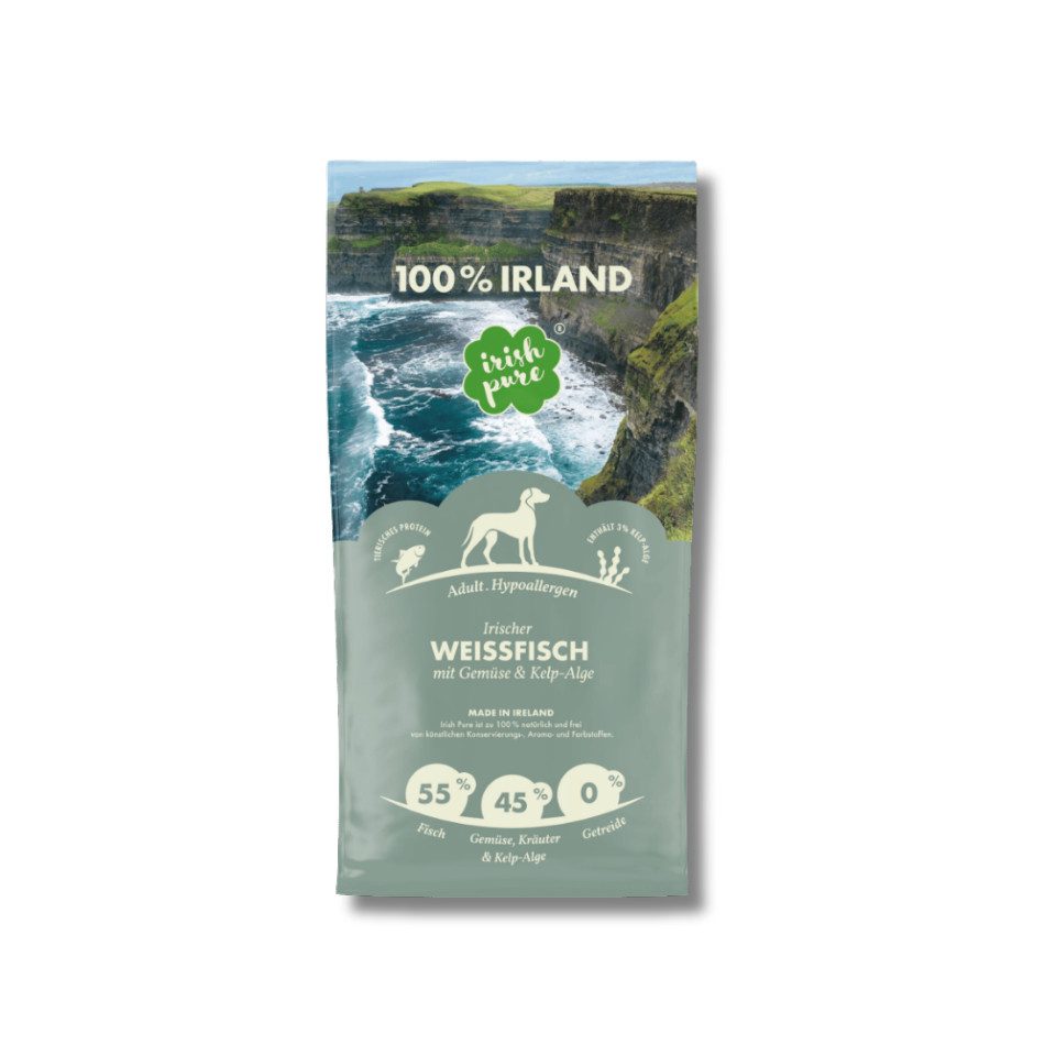 Irish Pure Irischer Weißfisch - hypoallergenes Premium-Trockenfutter, Trockenfutter für: Hunde