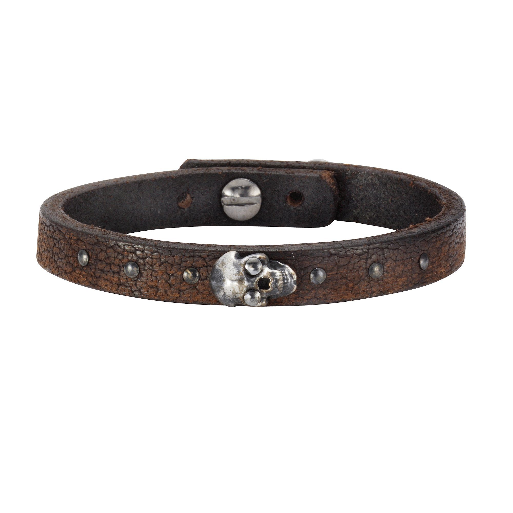 NOX Armband Leder braun Edelstahl, Das ideale Geschenk für Ehemann oder  Freund