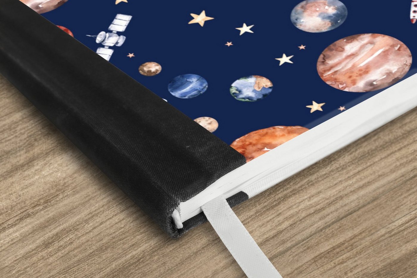 Thumbnail - MuchoWow Notizbuch Weltraum - Rakete - Planeten - Jungen - Mädchen - Kinder - Kind, Notebook, Notizblock a5, Tagebuch, J...