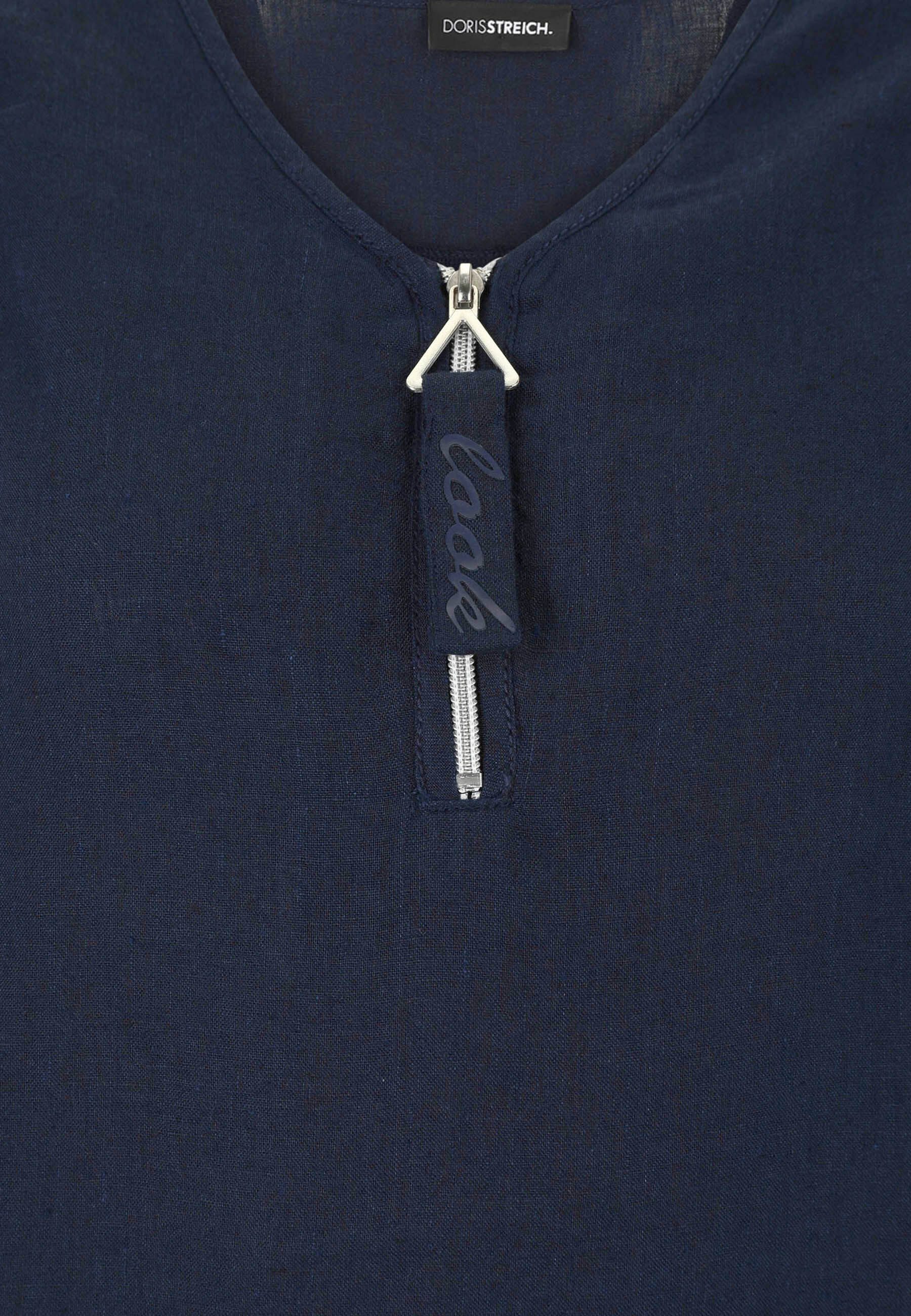 Doris Streich Klassische Bluse mit Raffärmeln