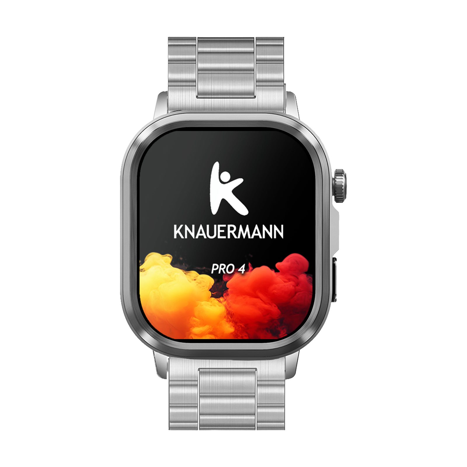 Knauermann PRO 4 (2026) Gesundheitsuhr mit Anruf & SOS Funktion, Bluetooth