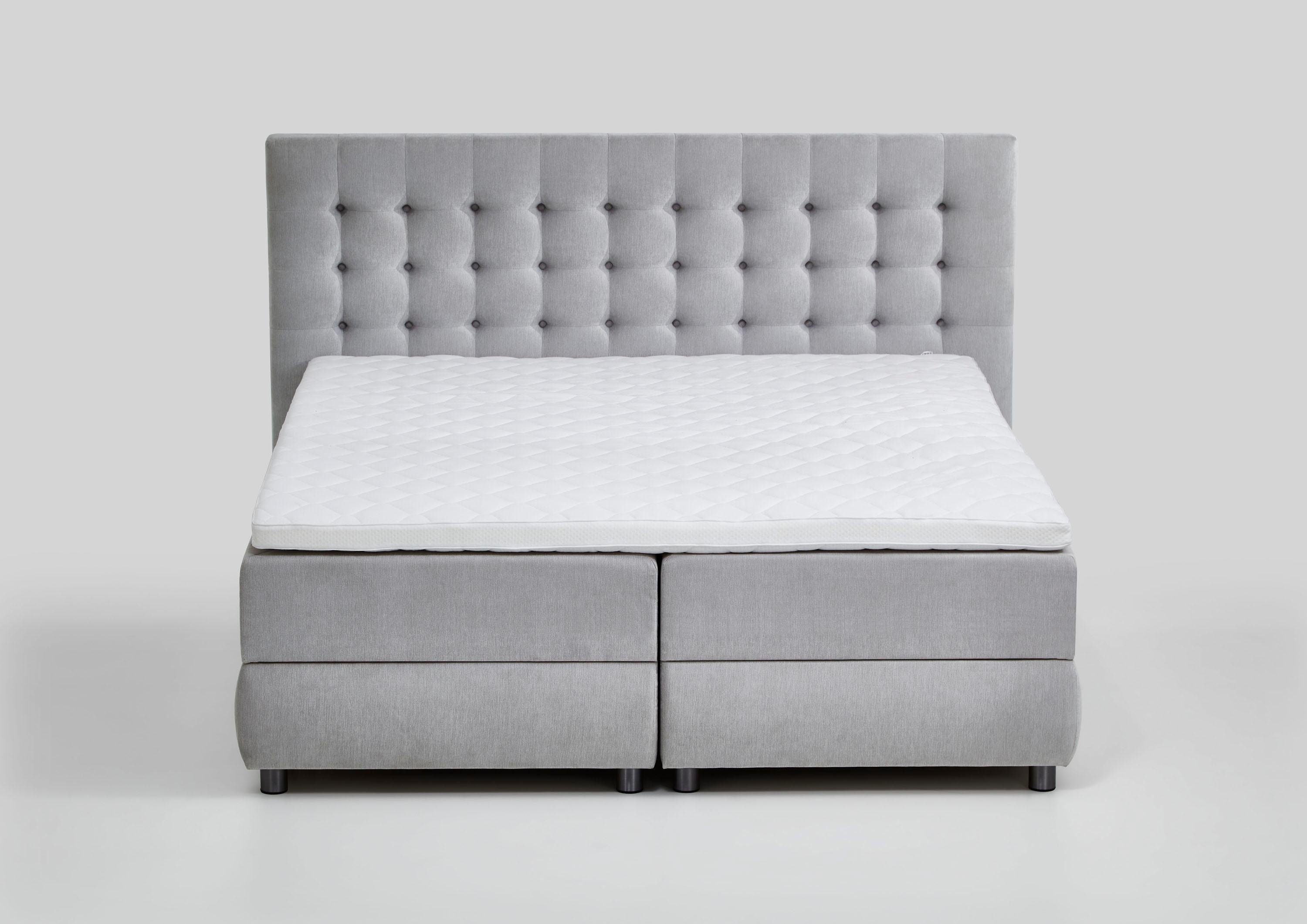 ATLANTIC home collection Boxspringbett Tina, mit Bettkasten und Topper, auch in Überlänge