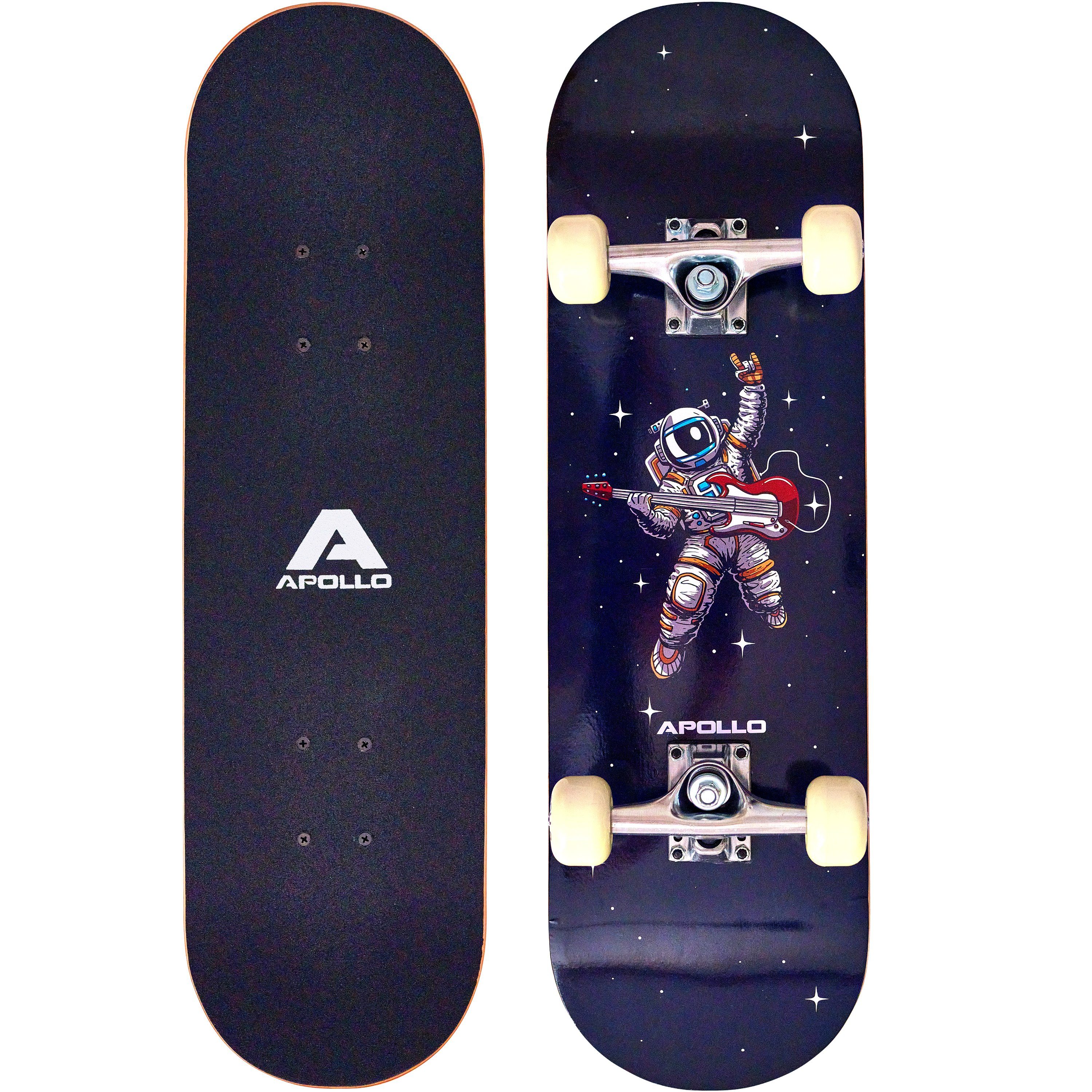 Apollo Skateboard Kinderskateboard 28" Kinder, Kinderskateboard, für Kids und Teens Space Rock