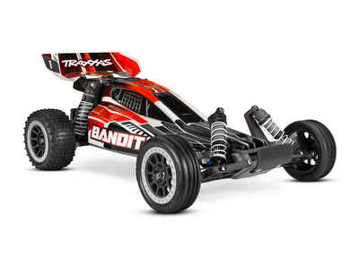 Traxxas RC-Buggy Traxxas RC Bandit Extrems Sports Buggy RTR 2WD 1:10 Rot, Akku, 4A Lade