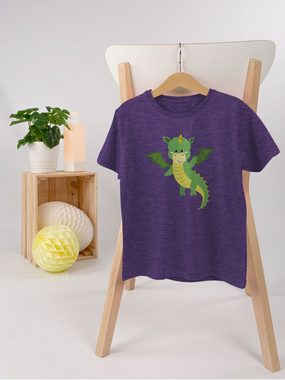 Shirtracer T-Shirt Drache Tiermotiv Animal Print