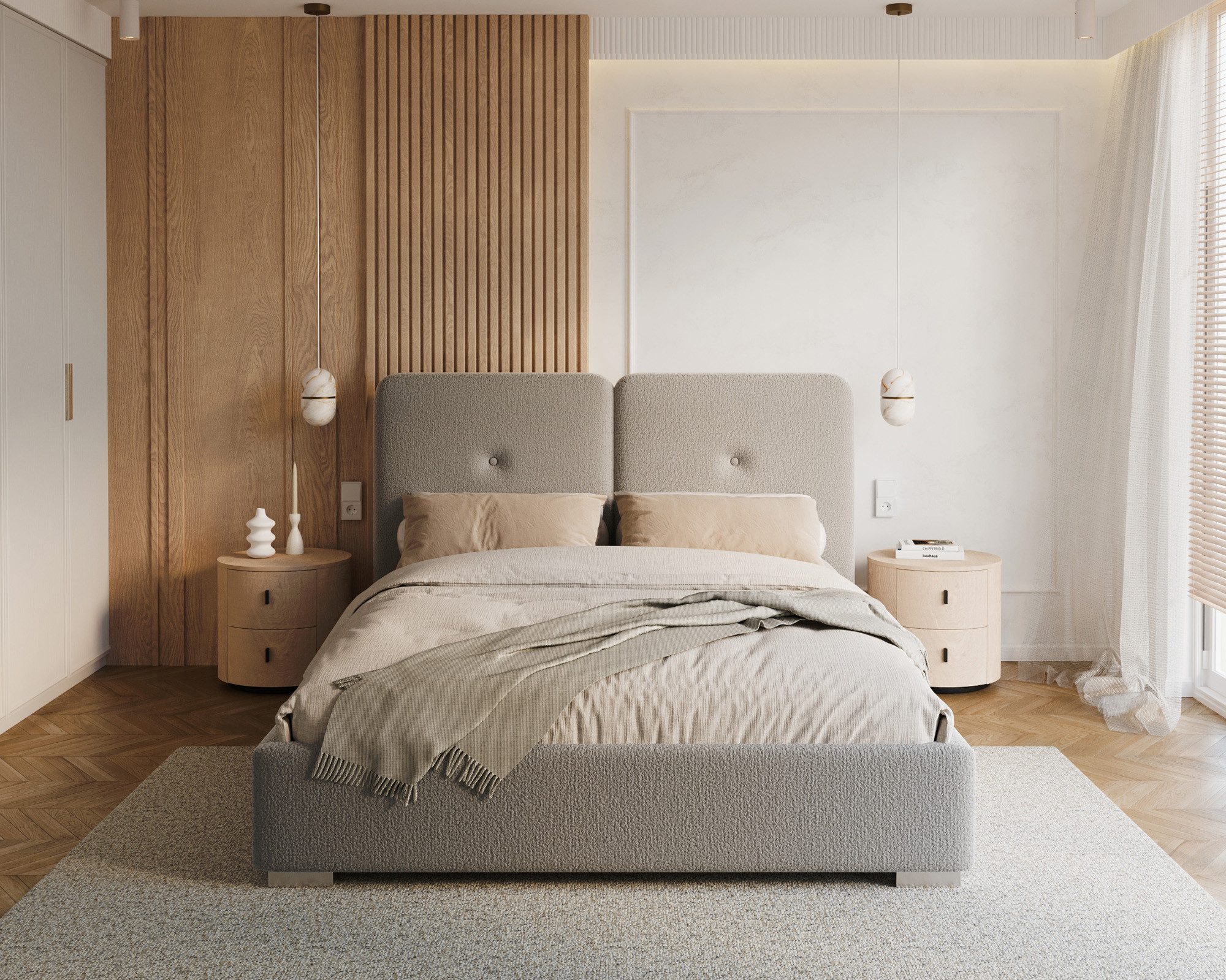 thematys Polsterbett mit Bettkasten & Lattenrost mit viel Stauraum - 90x200 - 180x200cm - (Optional mit 28 cm H3/H4 Taschenfederkern oder 23 cm Taschenfederkern-Matratze H2, hydraulisches Stauraumbett)