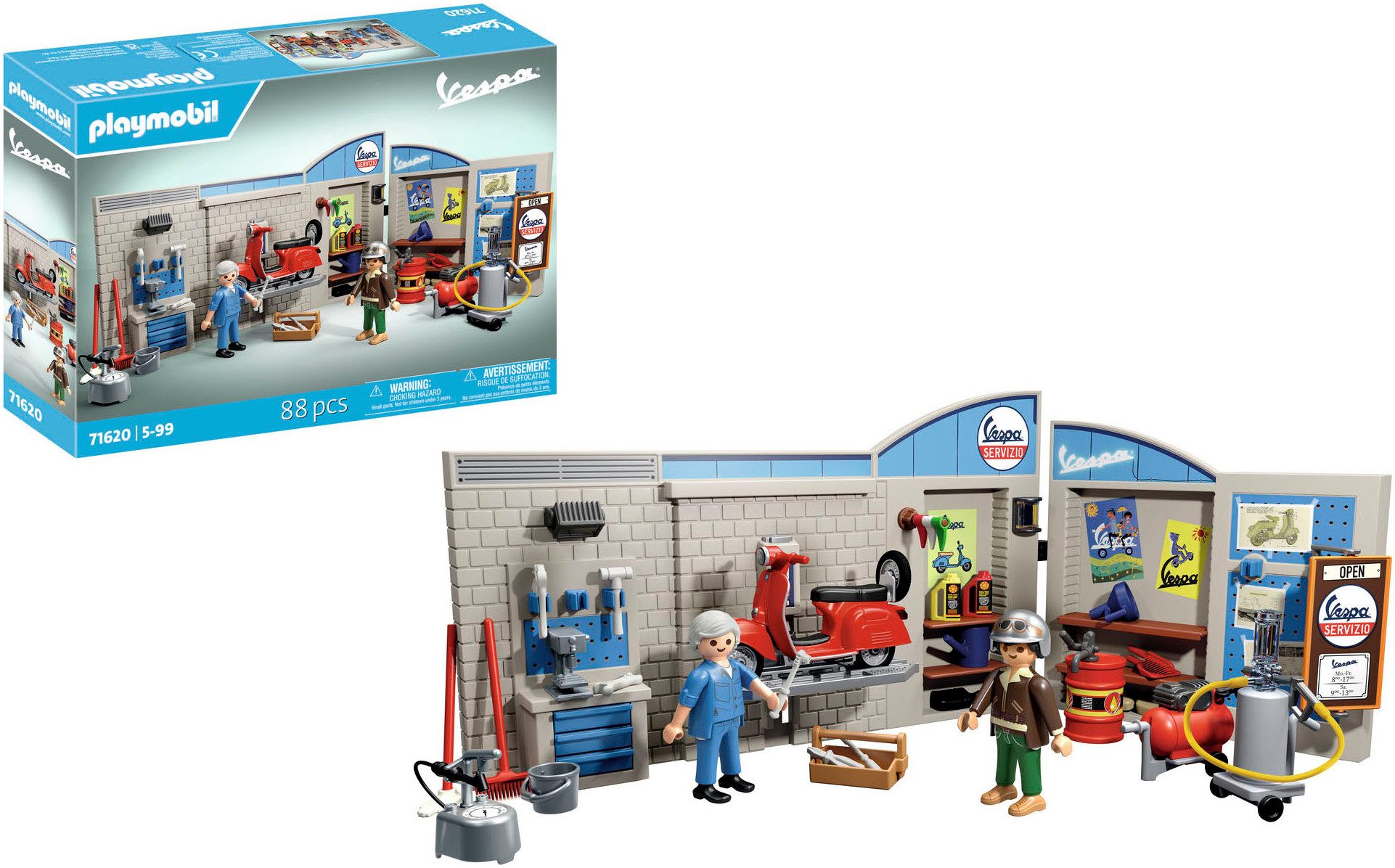 Playmobil® 60s Vespa Garage (71620), Vespa günstig online kaufen