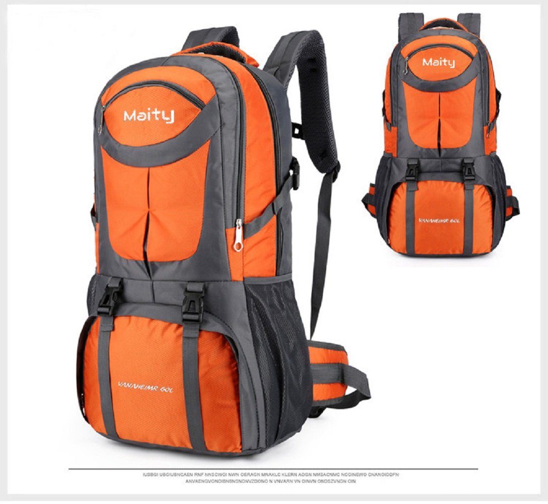 Rucksack 60L Wasserdichter Wanderrucksack Kletterrucksack Reiserucksack