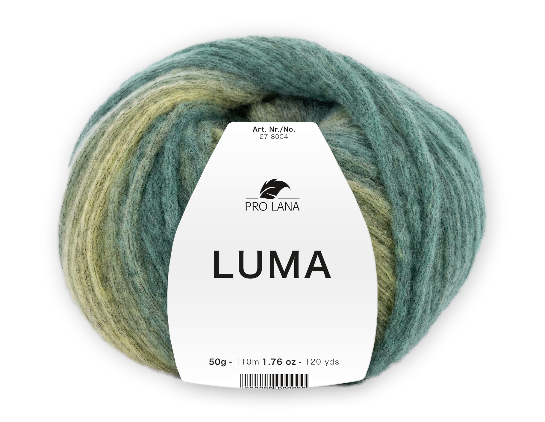 Pro Lana LUMA Häkelwolle, 110 m (Luxuriöse Garnmischung und einem faszinierenden Farbspiel), 50 g
