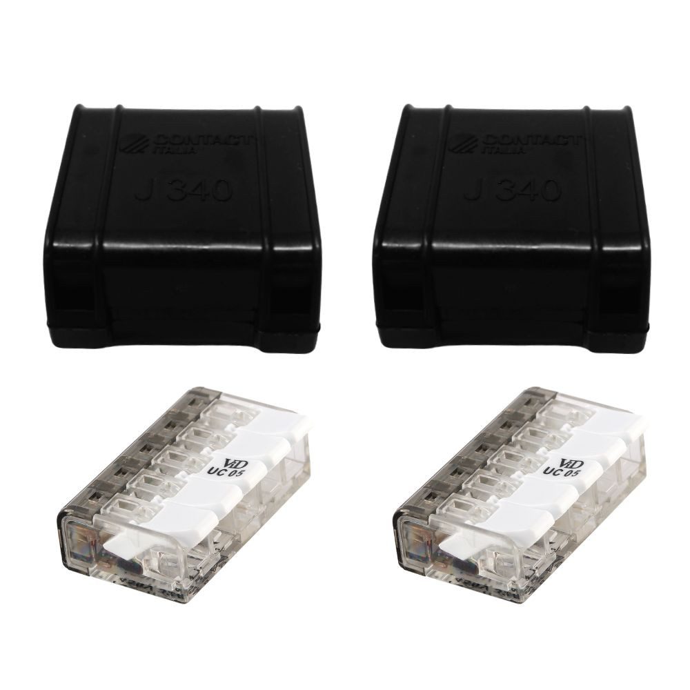 ViD Gel-Verbindungsmuffe VBOX GelBox Gelmuffe inkl. Verbindungsklemme UC05 (2 Stück/Pack)